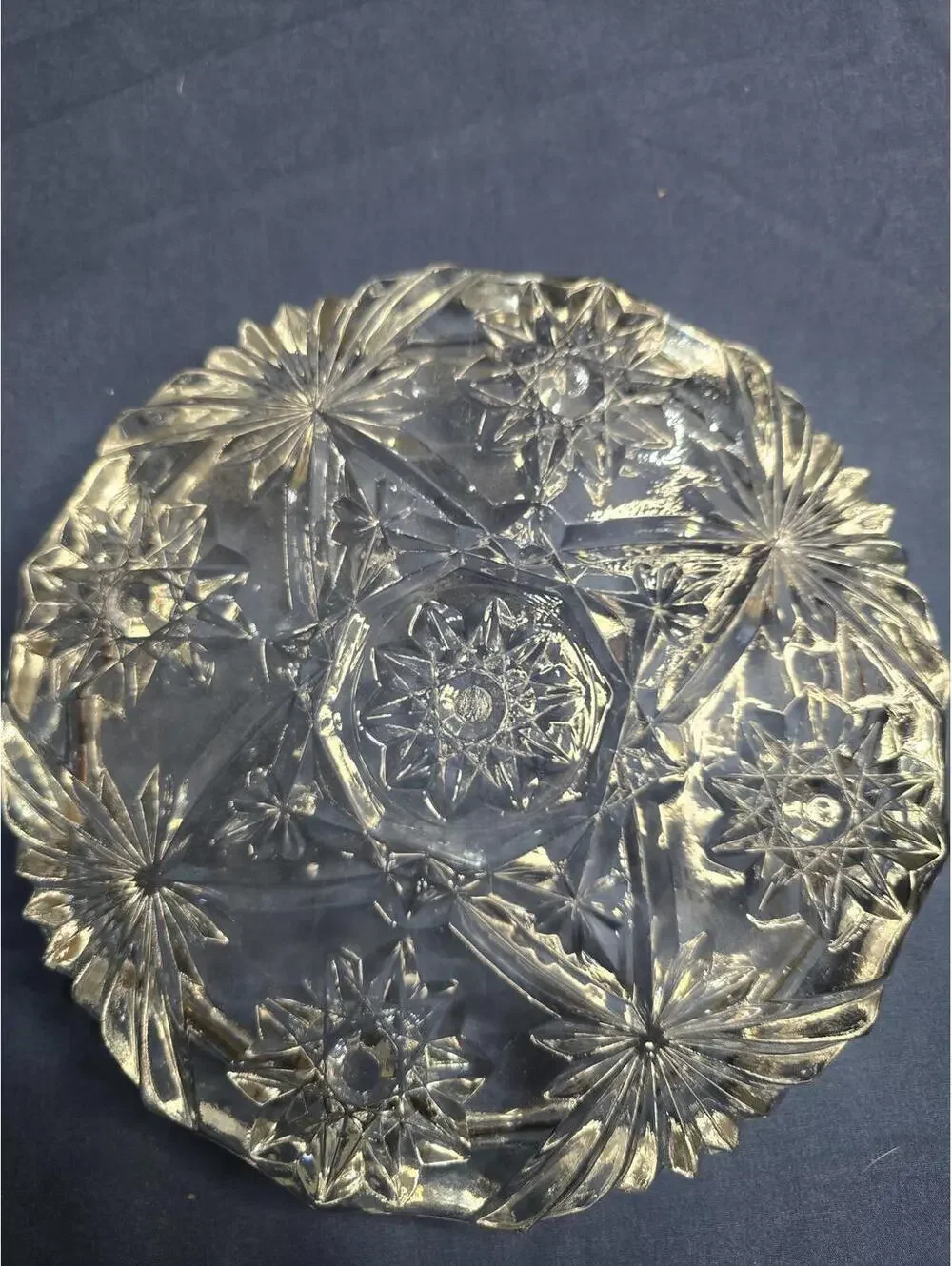 Vintage Anchor Hocking Vanity Tray Star of David